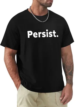 Persist T-Shirt Plus Size Gym Sports T-Shirt - Aliexpress - FashionsVida