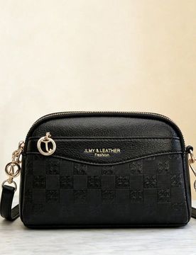 Nueva bolsa de hombro con diseño de letra de payaso clásico, bolsa cuadrada con múltiples compartimentos, bolso de moda retro, elegante bolso de ma