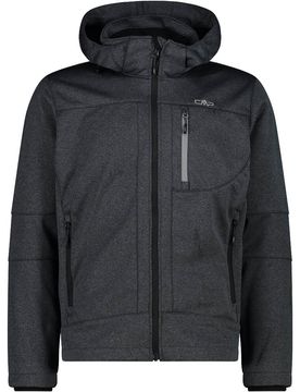 Man jacket zip hood chaqueta softshell hombre Gris (52)