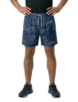 Pantaloncino Da Bagno Bandana Navy L