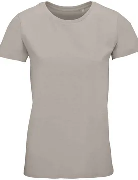 Womens/ladies Crusader Organic T-Shirt (Rope) - Beige - Size X-Large - SOLS - FashionsVida