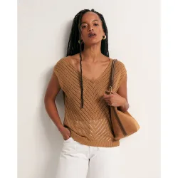 Sfera - Top cuello pico