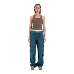 Jeans dr denim hill multi cargo - blu stream mid greenish