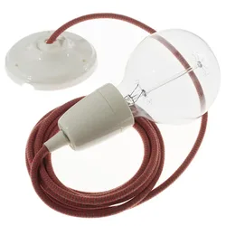 Cables Suspension Luminaire Rz28 Zigzag 50 Cm Fire Red / Grey / White One Size