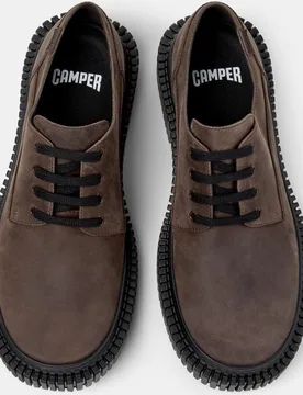 Zapatos hombre Pix Berlín con cordones en piel - Camper - FashionsVida