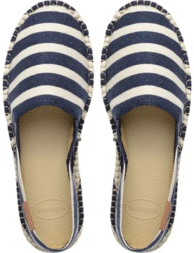 Alpargatas Unisex Hav. Origine Iv Print Sand Grey-Navy 040 - Havaianas - FashionsVida
