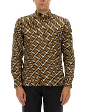 BURBERRY Check Cotton Shirt