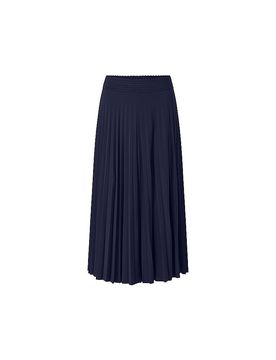 Midi falda azul oscuro 36