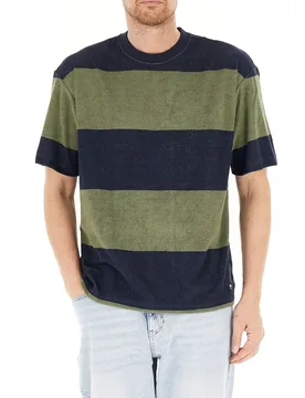 T-shirt in spugna VERDE MILITARE L - Vans - FashionsVida