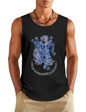 Thailand Hanuman Spiritual Good Fortune Tank Top Working vest Sports shirt man - Aliexpress - FashionsVida