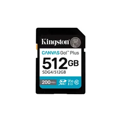 Carte Mémoire Canvas Go! Plus 512gb Sdxc Uhs-i Black / Red One Size unisex