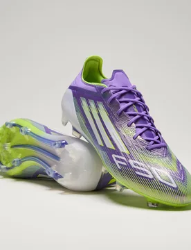 Stivali F50 Elite per terreni compatti 46 2/3 Purple Rush / Cloud White / Lucid Lemon - Adidas - FashionsVida