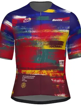 Maillot à Manches Courtes Tdf Arrivée Dash 2025