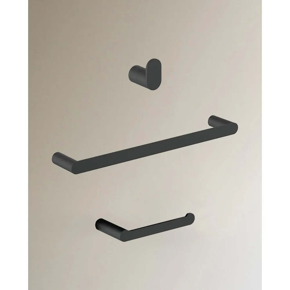 Colección de accesorios de baño Yannis negro - El Corte Inglés - FashionsVida