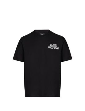 T-shirt imprimé en coton Noir S Male