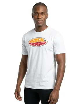 T-shirt à Manches Courtes Oval Wss White XL - Under armour - FashionsVida