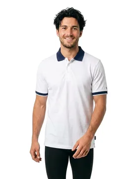 Stefano Short Sleeve Polo White M Men - Sea Ranch - FashionsVida
