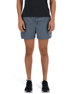 Sport Essentials Herren Kurze Hosen - Grau - Größe L - Poly Jersey Grey L - New Balance - FashionsVida