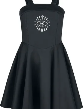 Gothic Kurzes Kleid - S bis XL - für Damen - Größe XL - schwarz - Frauen - female - Coven United - FashionsVida