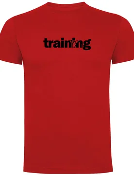 T-shirt à Manches Courtes Word Training Red M - Kruskis - FashionsVida
