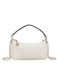 Pochette en cuir - Pouche FLEMING crème