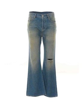 Jeans bootcut tagliati Desert Sky