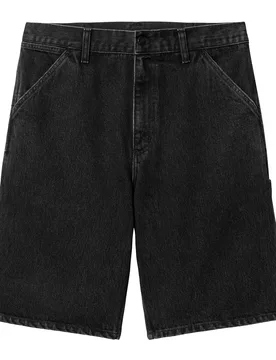 Single Knee Short Black Stone Washed 36 Herren - Carhartt WIP - FashionsVida