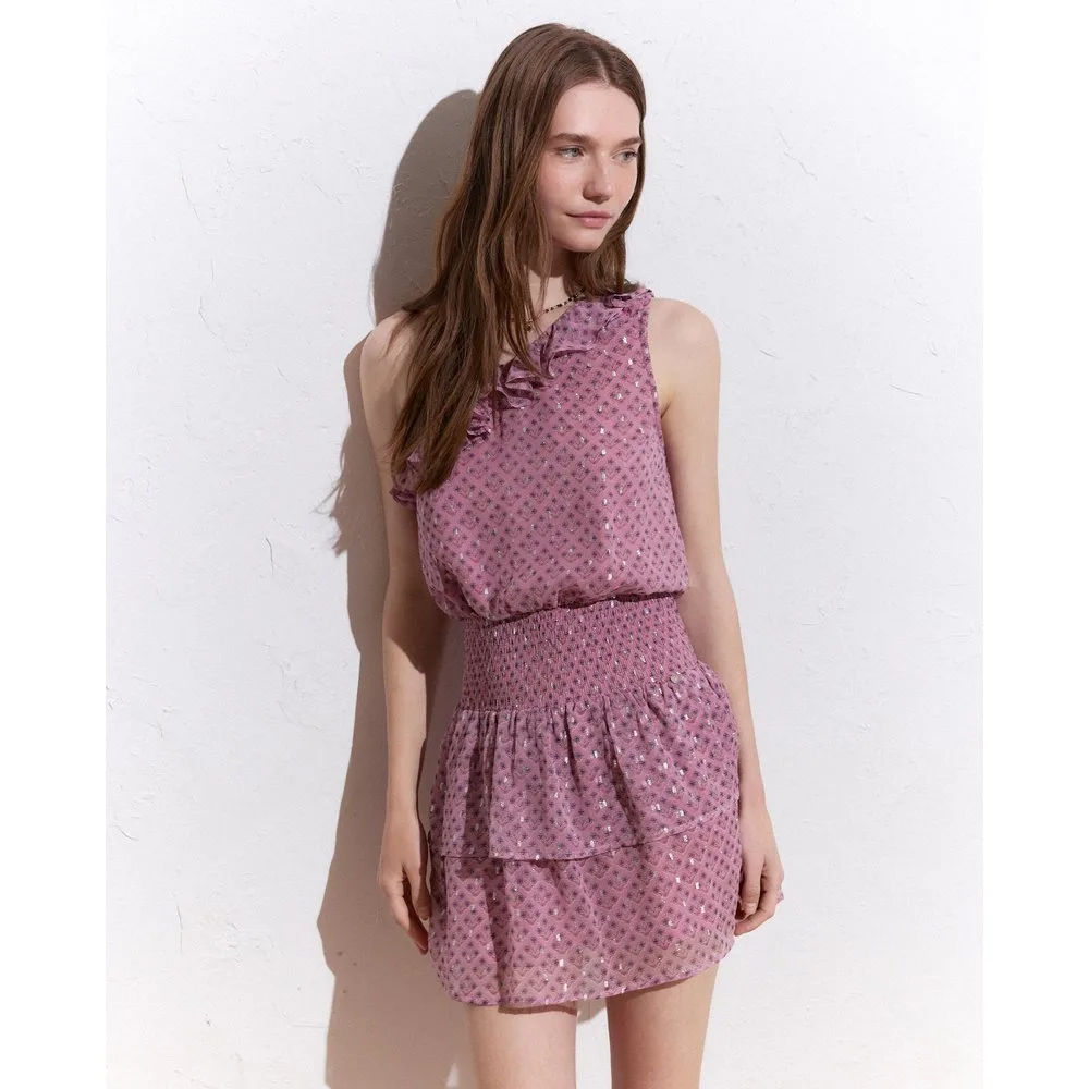 Vestido corto chifón asim - Green Coast - FashionsVida