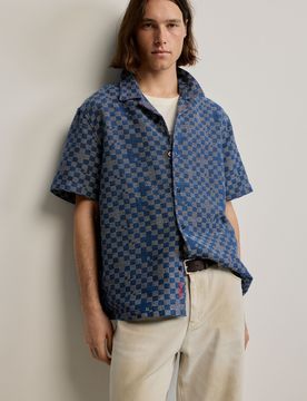 Camisa cuadros azules, Hombre, Algodon, Azul, S