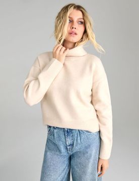 Sinsay - Maglione dolcevita - nude