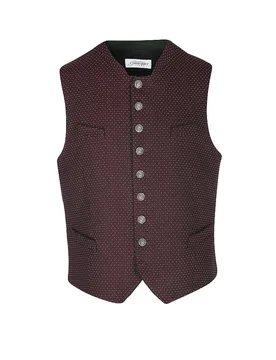 Trachtengilet XENO 2N dunkelrot 52 herren - Grasegger - FashionsVida