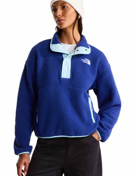 Cragmont snap forro polar mujer Azul (L)
