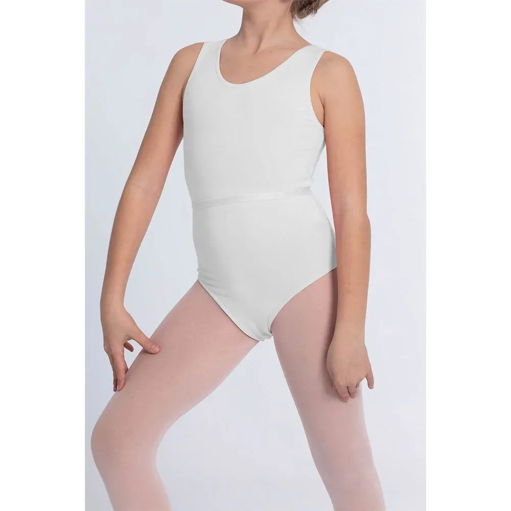 Justaucorps Sans Manches Roy Cam White M - Intermezzo - FashionsVida
