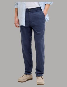 Pantaloni Chino in Lino Tapered Fit Jack Jones 12248604
