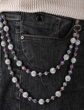 Pc Disco Ball Rhinestone Wallet Chain Hip Hop Fashion Jewelry Pendant Cluster Pants Jean Pocket Belt Chain for Men Gifts - Aliexpress - FashionsVida