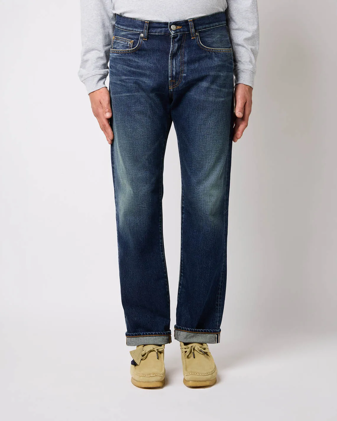 Jeans lavaggio medio in cotone - Roy Roger's - FashionsVida