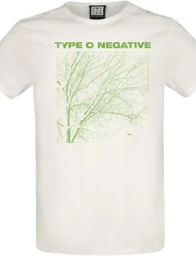 T-Shirt - Amplified Collection - Green Tree - S bis XXL - für Männer - Größe M - altweiß - Lizenziertes Merchandise! - Männer - male - Type O Negative - FashionsVida