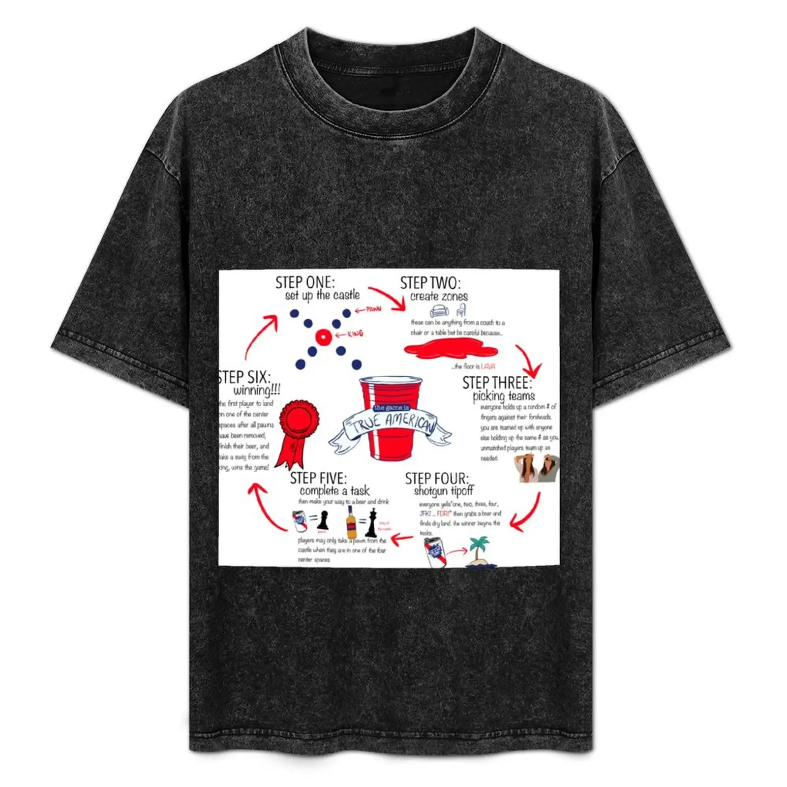 True American Rules T-Shirt Classic Basic Casual T-Shirt - Aliexpress - FashionsVida