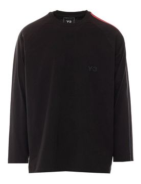Maglia Adidas nera a maniche lunghe