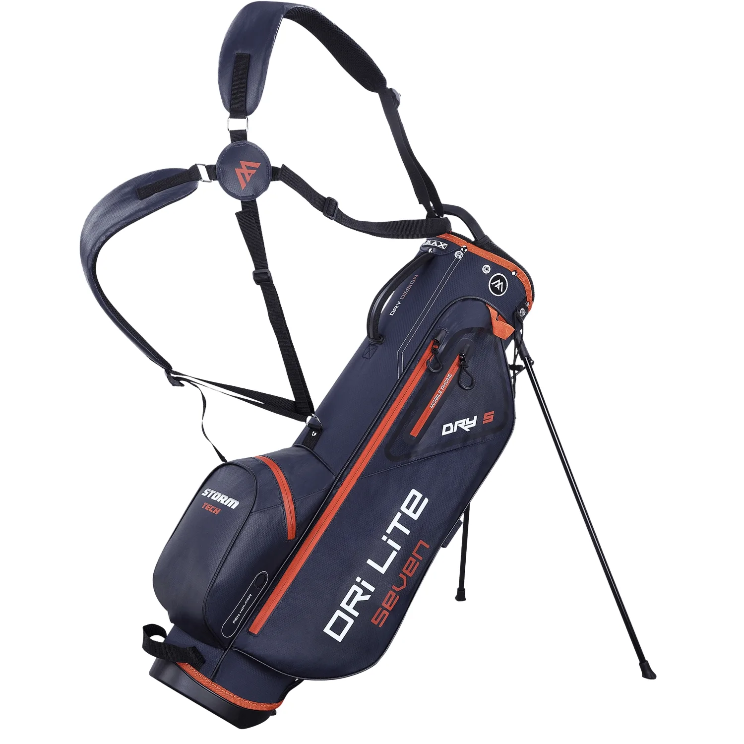 Standbag Dri Lite Seven G, navy/braun - Big Max - FashionsVida