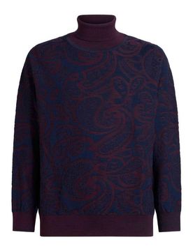 Maglione A Collo Alto In Misto Lana
