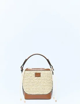 Sfera - Bolso rafia natural - Sfera - FashionsVida