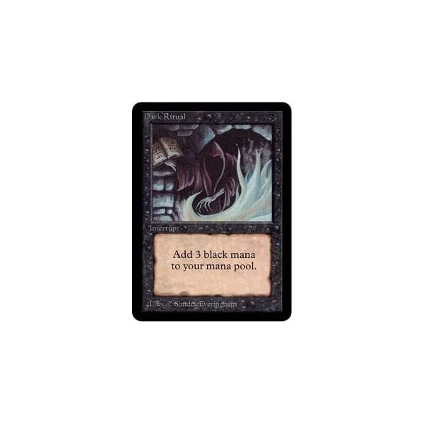 Dark Ritual Alpha - Magic: The Gathering - FashionsVida