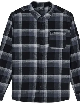 Chemise à Manches Longues Motherfly Plaid Black Motherfly 14 Années Garçon - Quiksilver - FashionsVida