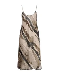 Midi-Kleid Damen Beige 34,36 Damen