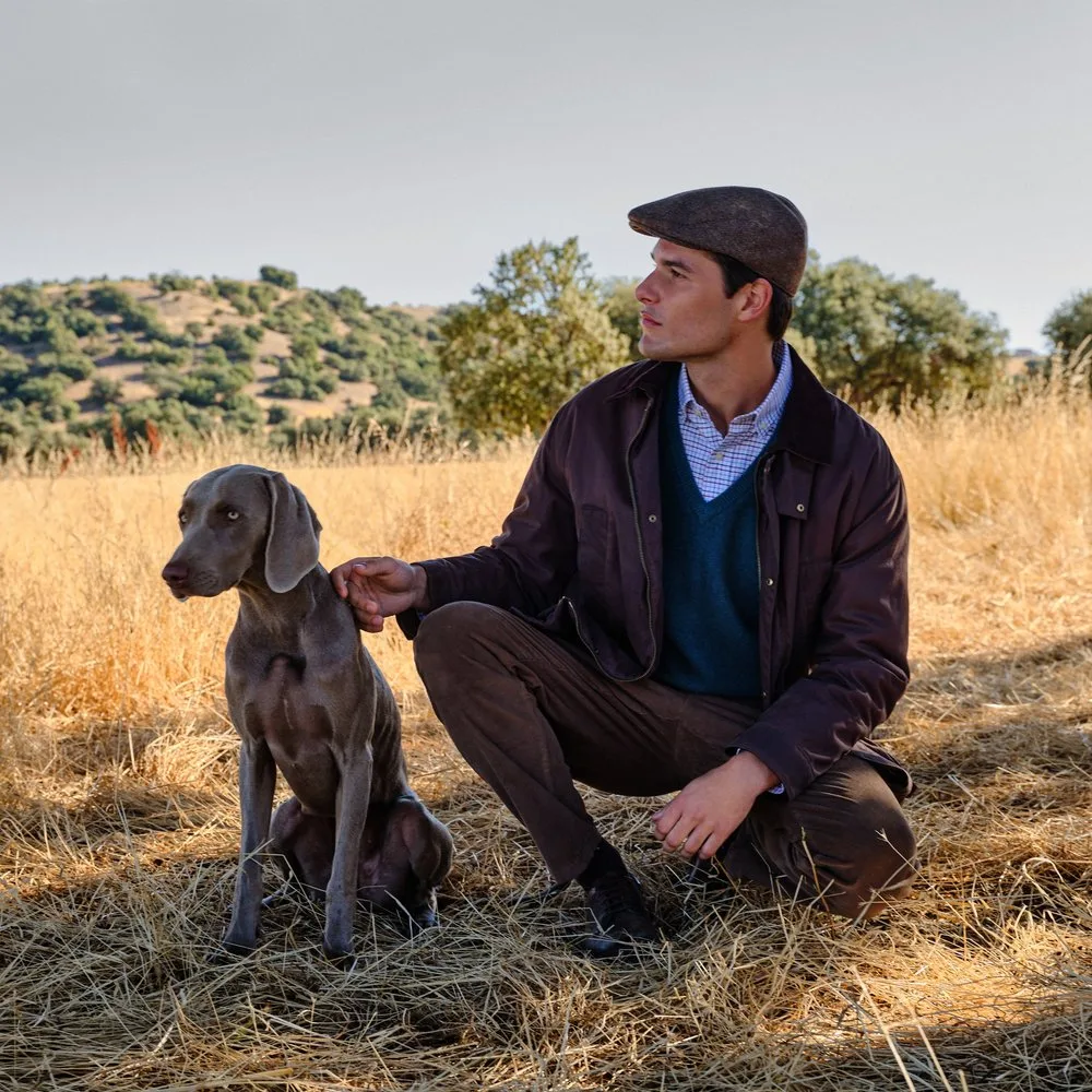 Abrigo encerado y acolchado de hombre - Verhunt - FashionsVida