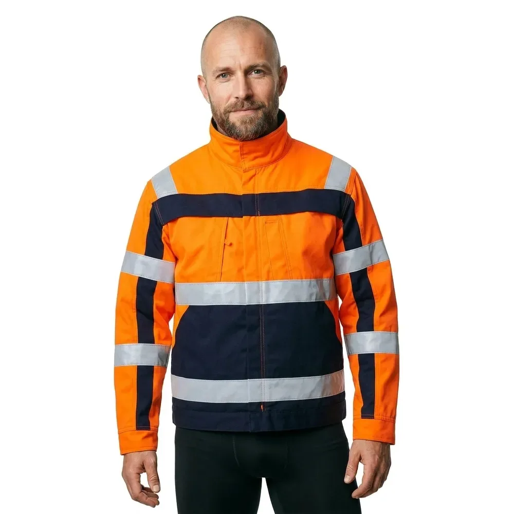 Veste Safe Compete 07109 Hi-Vis Orange / Navy 3XL - MASCOT - FashionsVida