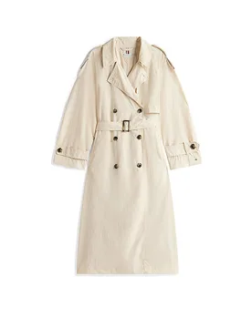 Trenchcoat creme M/L damen - Tommy hilfiger - FashionsVida
