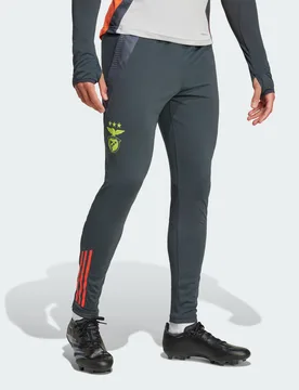 Mens Benfica Tiro 24 Competition Training Pants - Grey Recycled Material - Size X-Small - adidas performance - FashionsVida