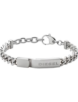 DIESEL Pulsera plata